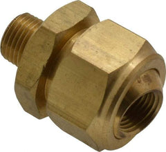 Bete Fog Nozzle - 1/8" Pipe, 40 to 70° Spray Angle, Brass, Adjustable Swivel Joint Nozzle - For Use With Bete - Nozzles Where Alignment of The Spray Direction is Required - First Tool & Supply