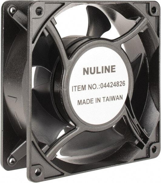 Value Collection - 115 Volts, AC, 105 CFM, Square Tube Axial Fan - 0.25 Amp Rating, 2,600 to 3,100 RPM, 4.7" High x 4.7" Wide x 1-1/2" Deep - First Tool & Supply