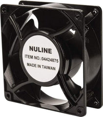 Value Collection - 230 Volts, AC, 53 CFM, Square Tube Axial Fan - 0.9 Amp Rating, 1,850 to 2,100 RPM, 4.7" High x 4.7" Wide x 1-1/2" Deep - First Tool & Supply