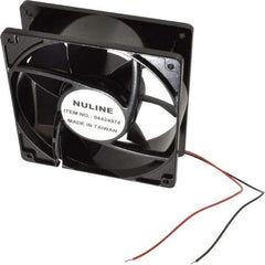 Value Collection - 12 Volts, DC, 145 CFM, Square Tube Axial Fan - 1.1 Amp Rating, 2,600 to 2,900 RPM, 4.7" High x 4.7" Wide x 1-1/2" Deep - First Tool & Supply