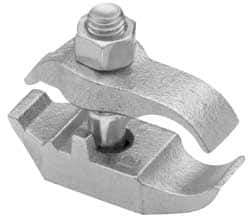 Cooper Crouse-Hinds - 1" Pipe, Malleable Iron, Electro Galvanized Conduit Clamp - 1 Mounting Hole - First Tool & Supply