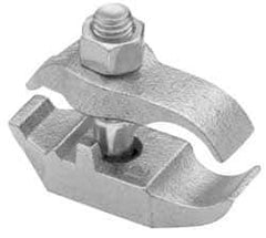 Cooper Crouse-Hinds - 1" Pipe, Malleable Iron, Electro Galvanized Conduit Clamp - 1 Mounting Hole - First Tool & Supply