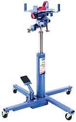 OTC - 1,000 Lb Capacity Pedestal Transmission Jack - 34-1/2 to 75" High, 41" Chassis Width x 41" Chassis Length - First Tool & Supply