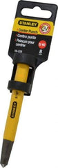 Stanley - 5/16" Center Punch - 4-1/2" OAL, Tempered Steel - First Tool & Supply