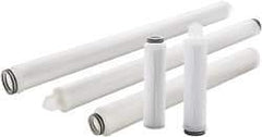 Parker - 2-1/2" OD, 1µ, Microfiberglass Absolute Rated-Pleated-Thermal Bonded Cartridge Filter - 30" Long - First Tool & Supply