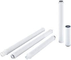 Parker - 2-1/2" OD, 1µ, Polypropylene Pleated-Melt Blown & Spun Bonded Cartridge Filter - 10" Long - First Tool & Supply