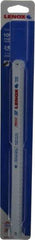 Lenox - 10" Long, 24 Teeth per Inch, Bi-Metal Hand Hacksaw Blade - Toothed Edge, 1/2" Wide x 0.023" Thick, Flexible - First Tool & Supply