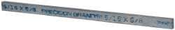 Precision Brand - 12" Long x 5/8" High x 5/16" Wide, Zinc-Plated Key Stock - Low Carbon Steel - First Tool & Supply