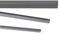 Precision Brand - 12" Long, Plain Key Stock Assortment - Low Carbon Steel - First Tool & Supply