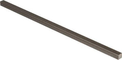 Precision Brand - 12" Long x 3/8" High x 3/8" Wide, Plain Key Stock - Low Carbon Steel - First Tool & Supply