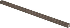 Precision Brand - 12" Long x 7/16" High x 7/16" Wide, Plain Key Stock - Low Carbon Steel - First Tool & Supply