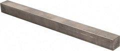 Precision Brand - 12" Long x 7/8" High x 7/8" Wide, Plain Key Stock - Low Carbon Steel - First Tool & Supply