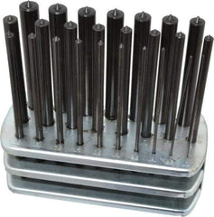 Spellmaco - 25 Piece, 1 to 13mm, Transfer Punch Set - First Tool & Supply