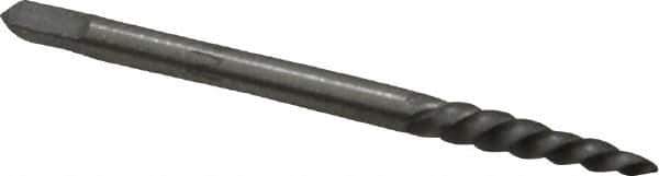 Interstate - Spiral Flute Screw Extractor - #1 Extractor for 3/32 to 5/32" Screw, 2" OAL - First Tool & Supply