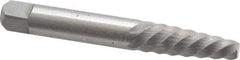 Interstate - Spiral Flute Screw Extractor - #5 Extractor for 3/8 to 5/8" Screw, 3-3/8" OAL - First Tool & Supply