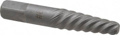 Interstate - Spiral Flute Screw Extractor - #6 Extractor for 5/8 to 7/8" Screw, 3-3/4" OAL - First Tool & Supply