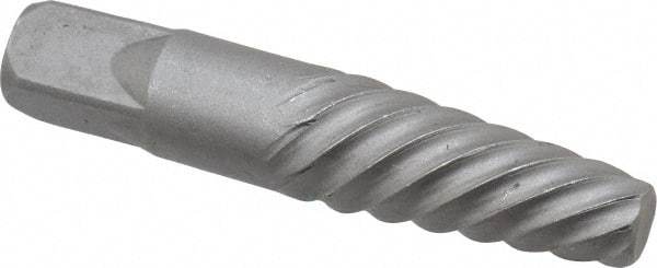 Interstate - Spiral Flute Screw Extractor - #7 Extractor for 7/8 to 1-1/8" Screw, 4-1/8" OAL - First Tool & Supply