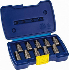 Irwin Hanson - 10 Piece Spiral Flute Screw Extractor Set - Screw Range 1/8 to 13/32" - First Tool & Supply