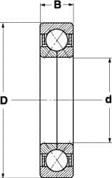 SKF - Radial Ball Bearings; Type: 4 Point Angular Contact Ball Bearing ; Style: Open ; Bore Diameter (mm): 55.00 ; Outside Diameter (mm): 120.00 ; Width (mm): 29.00 ; Flange Type: Without Flange - Exact Industrial Supply