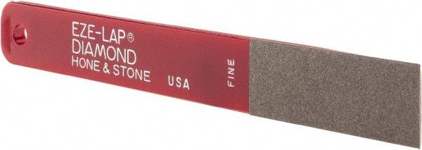 Eze Lap - Fine, 2" Length of Cut, Single End Diamond Hone - 600 Grit, 3/4" Wide x 3/16" High - First Tool & Supply