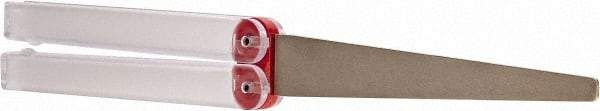 DMT - 9-1/2" OAL Fine Flat Sharpener Diamond File - 3/4" Wide x 1/16" Thick, 4 LOC, Red, 600 Grit - First Tool & Supply