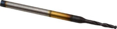 Guhring - 0.0827" 130° Powdered Metal Jobber Drill - FIREX Finish, Right Hand Cut, Parabolic Flute, Straight Shank, 1-15/16" OAL, Cone Relief Point - First Tool & Supply