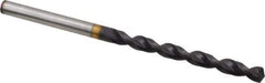 Guhring - #18 130° Powdered Metal Jobber Drill - FIREX Finish, Right Hand Cut, Parabolic Flute, Straight Shank, 3-5/32" OAL, Cone Relief Point - First Tool & Supply