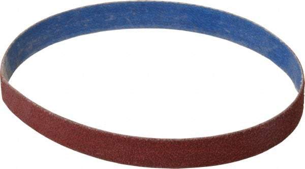 Norton - 1/2" Wide x 12" OAL, 80 Grit, Ceramic Abrasive Belt - Ceramic, Medium, Coated, Y Weighted Cloth Backing, Series R981 - First Tool & Supply