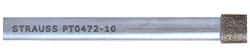 Strauss - 1/8" Head Thickness CBN Grinding Pin - 1/8" Shank Diam x 2" Shank Length, Medium Grade, 80 Grit - First Tool & Supply