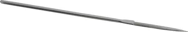 Strauss - 5-1/2" OAL Fine Barrette Needle Diamond File - 5/32" Wide x 1/16" Thick, 1-5/8 LOC, 91 Grit - First Tool & Supply