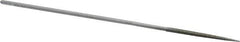 Strauss - 5-1/2" OAL Medium Square Needle Diamond File - 5/64" Wide x 5/64" Thick, 1-5/8 LOC, 126 Grit - First Tool & Supply