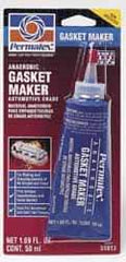 Permatex - 50ml Anaerobic Gasket Maker - -65 to 300°F, Red, Comes in Tube - First Tool & Supply