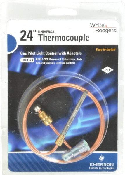 White-Rodgers - 24" Lead Length Universal Replacement HVAC Thermocouple - Universal Connection - First Tool & Supply