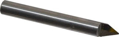 Onsrud - 60° Incl Angle, 1/4" Shank Diam, 2" OAL, 0.03" Cut Diam, Conical Engraving Cutter - 1/2" LOC, 0.03" Tip Diam, 1 Flute, Right Hand Cut, Solid Carbide, Uncoated - First Tool & Supply