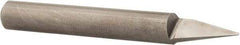 Onsrud - 30° Incl Angle, 1/4" Shank Diam, 2" OAL, 0.03" Cut Diam, Conical Engraving Cutter - 1/2" LOC, 0.03" Tip Diam, 1 Flute, Right Hand Cut, Solid Carbide, Uncoated - First Tool & Supply