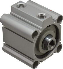 SMC PNEUMATICS - 3/4" Stroke x 2" Bore Double Acting Air Cylinder - 1/4 Port, 1/2-20 Rod Thread, 145 Max psi, 15 to 160°F - First Tool & Supply