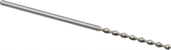 Accupro - 3/64" 130° Cobalt Jobber Drill - Bright Finish, Right Hand Cut, Parabolic Flute, Straight Shank, 1-1/2" OAL, Split Point - First Tool & Supply