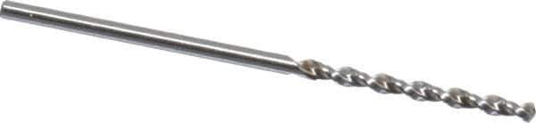 Accupro - 1.67mm 130° Cobalt Jobber Drill - Bright Finish, Right Hand Cut, Parabolic Flute, Straight Shank, 1-11/16" OAL, Split Point - First Tool & Supply