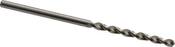 Accupro - 2.1mm 130° Cobalt Jobber Drill - Bright Finish, Right Hand Cut, Parabolic Flute, Straight Shank, 1-59/64" OAL, Split Point - First Tool & Supply