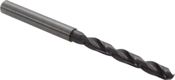 Guhring - 0.2008" 140° Solid Carbide Jobber Drill - FIREX Finish, Right Hand Cut, Spiral Flute, Straight Shank, 82mm OAL, SU Point - First Tool & Supply