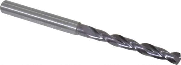 Guhring - 13/64" 140° Solid Carbide Jobber Drill - FIREX Finish, Right Hand Cut, Spiral Flute, Straight Shank, 82mm OAL, SU Point - First Tool & Supply