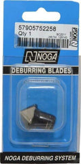 Noga - C20 Bi-Directional High Speed Steel Deburring Swivel Blade - Use on Hole Edge Surfaces - First Tool & Supply