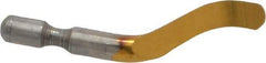 Shaviv - B12P Right-Handed High Speed Steel Deburring Swivel Blade - Use on Hole Edge & Straight Edge Surfaces, Adjustable - First Tool & Supply