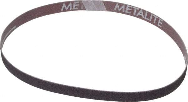 Norton - 1/2" Wide x 18" OAL, 60 Grit, Aluminum Oxide Abrasive Belt - Aluminum Oxide, Medium, Coated, X Weighted Cloth Backing, Series R283 - First Tool & Supply