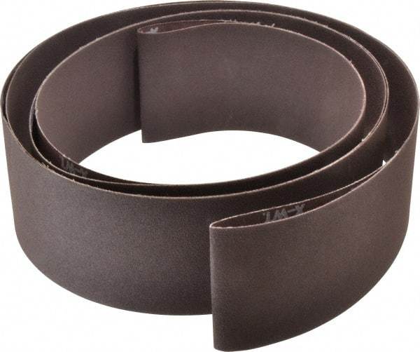 Norton - 3" Wide x 132" OAL, 120 Grit, Aluminum Oxide Abrasive Belt - Aluminum Oxide, Fine, Coated, X Weighted Cloth Backing, Series R228 - First Tool & Supply