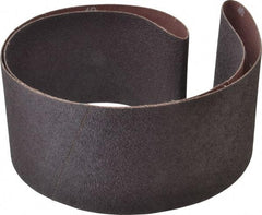 Norton - 4" Wide x 54" OAL, 40 Grit, Aluminum Oxide Abrasive Belt - Aluminum Oxide, Coarse, Coated, X Weighted Cloth Backing, Series R228 - First Tool & Supply