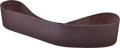 Norton - 4" Wide x 54" OAL, 60 Grit, Aluminum Oxide Abrasive Belt - Aluminum Oxide, Medium, Coated, X Weighted Cloth Backing, Series R228 - First Tool & Supply