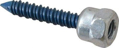 Buildex - 3/8" Zinc-Plated Steel Vertical (End Drilled) Mount Threaded Rod Anchor - 5/8" Diam x 1-1/2" Long, 2,810 Lb Ultimate Pullout, For Use with Concrete/Masonry - First Tool & Supply