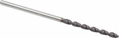 Accupro - #49 130° Cobalt Jobber Drill - TiAlN Finish, Right Hand Cut, Parabolic Flute, Straight Shank, 46mm OAL, Split Point - First Tool & Supply