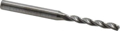 Kennametal - 4.2mm 130° Solid Carbide Jobber Drill - Bright Finish, Right Hand Cut, Spiral Flute, Straight Shank, 74mm OAL, Standard Point - First Tool & Supply